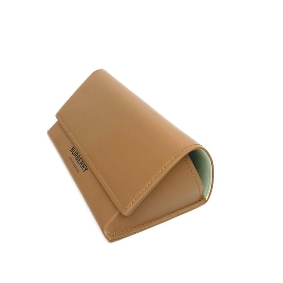 Burberry Camel Brown Sunglass Case Magnetic Closure - Picture 5 of 16